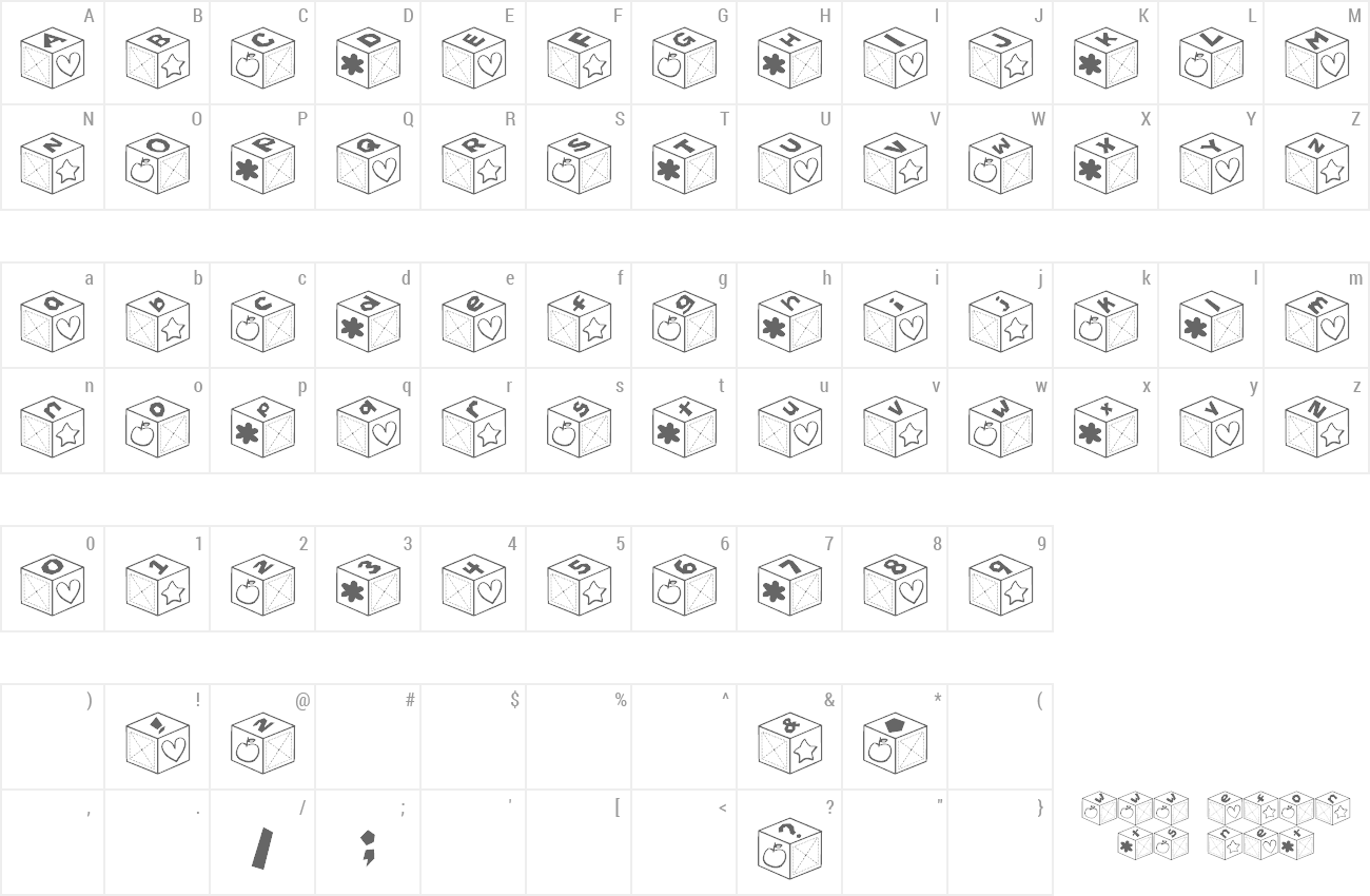 Font Sai Font preview